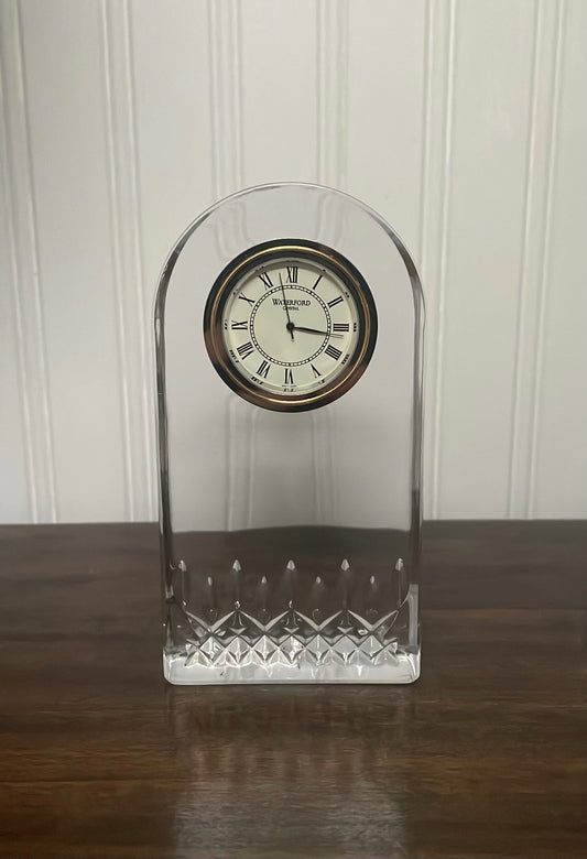 Waterford Lismore Essence Crystal Desk Clock